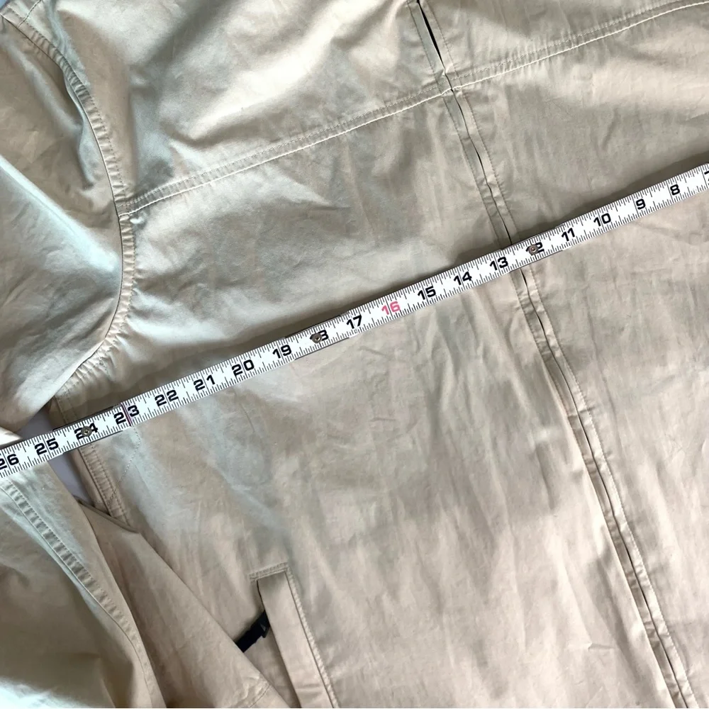 Banana Republic Men’s Jacket Y2K Front Zip Medium Weight w/ Zip Up Hood Large